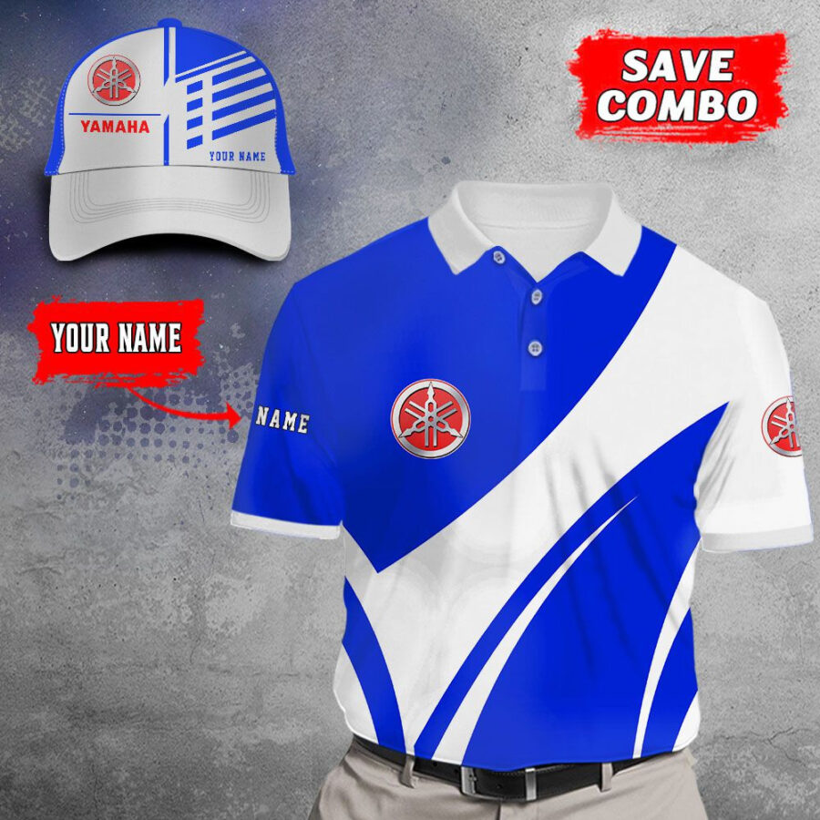Yamaha Blue Poloshirt – Bild 4