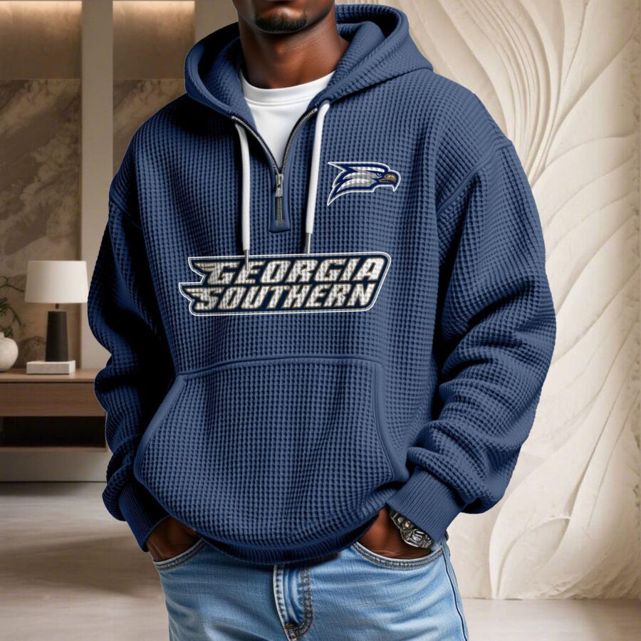 Georgia Southern Eagles Waffelstrick-Hoodie – Bild 4