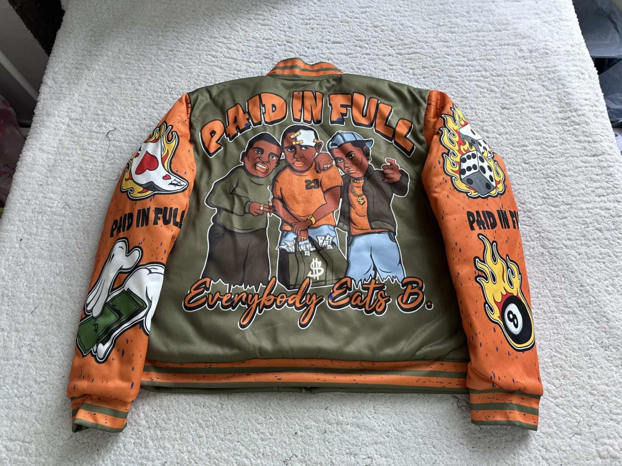 Veste Teddy – Vue de dos