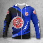 Yamaha Blue Zip Hoodie