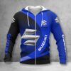 Suzuki Blue Zip Hoodie