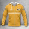 JCB Agricultural Tractors Zip Hoodie