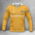 JCB Agricultural Tractors Zip Hoodie