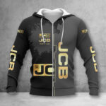 JCB Agricultural Tractors Zip Hoodie