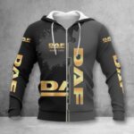 DAF Trucks Zip Hoodie