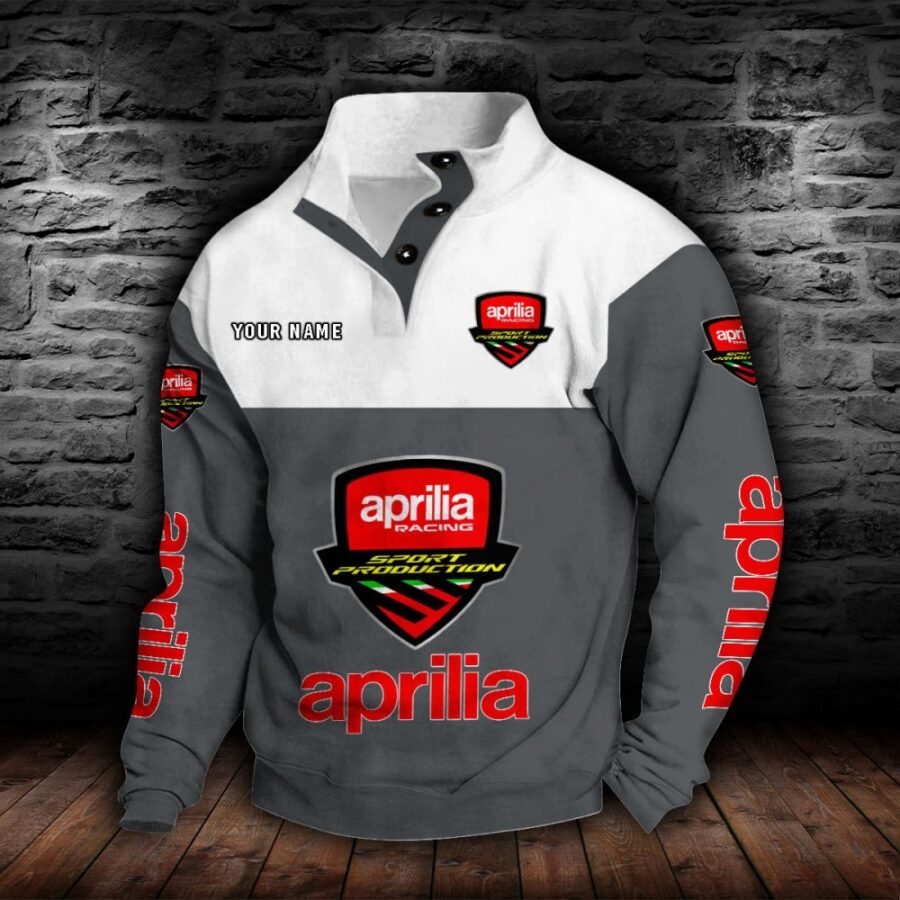 Aprilia Stehkragen-Sweatshirt – Bild 4