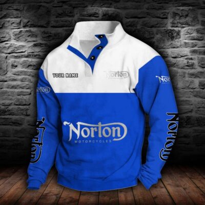 Alternative view of Norton Motorcycles Stehkragen-Sweatshirt