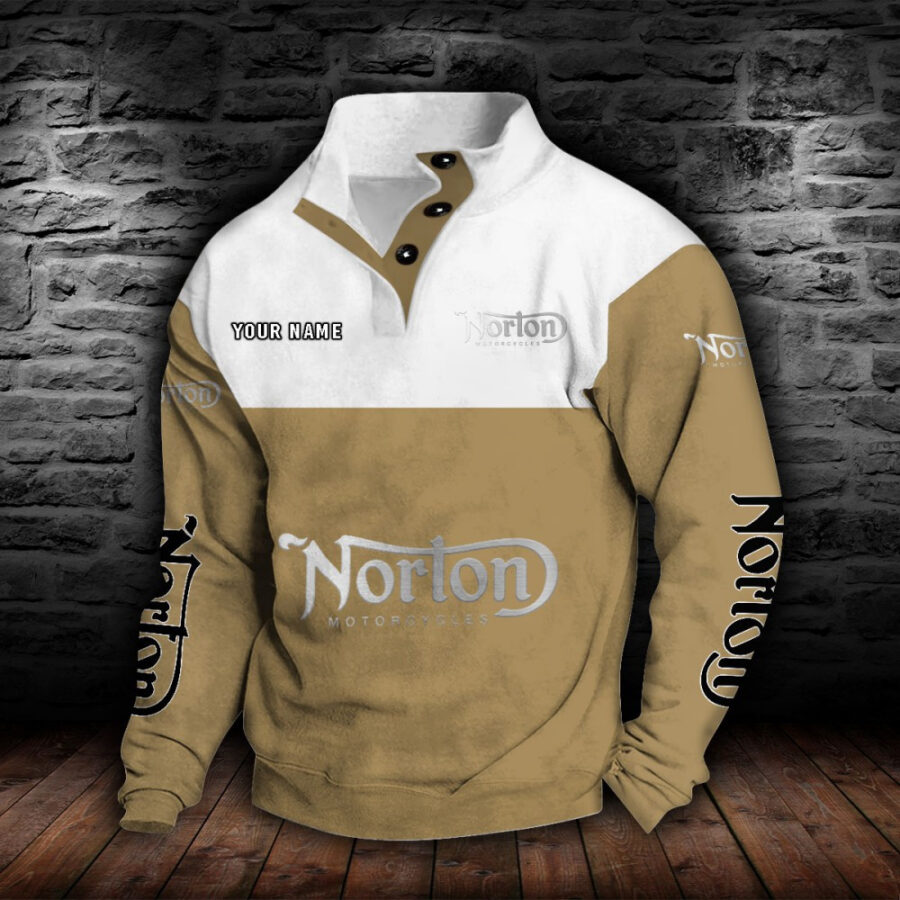 Norton Motorcycles Stehkragen-Sweatshirt – Bild 5