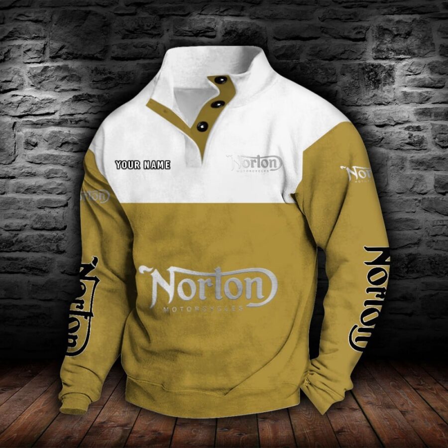 Norton Motorcycles Stehkragen-Sweatshirt – Bild 9