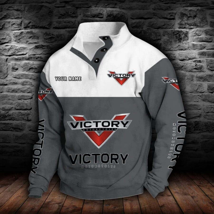 Victory Motorcycles Stehkragen-Sweatshirt – Bild 5