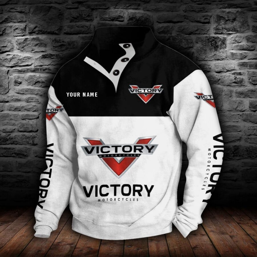 Victory Motorcycles Stehkragen-Sweatshirt – Bild 8