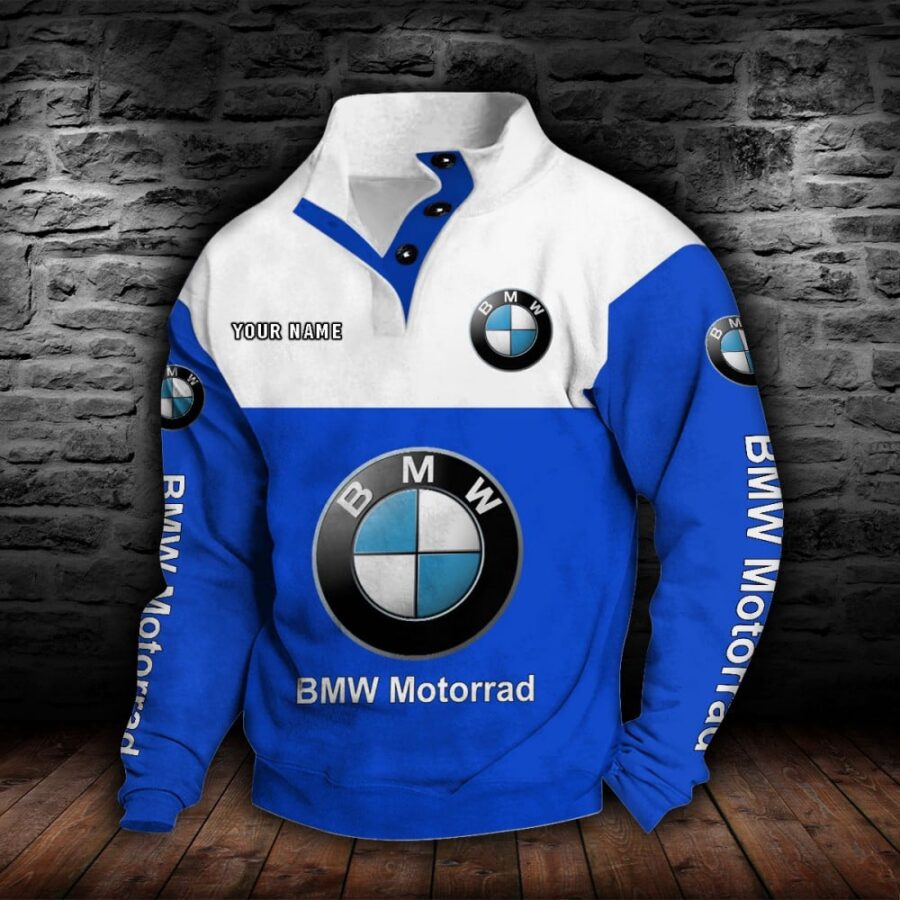 BMW Motorrad Stehkragen-Sweatshirt – Bild 2