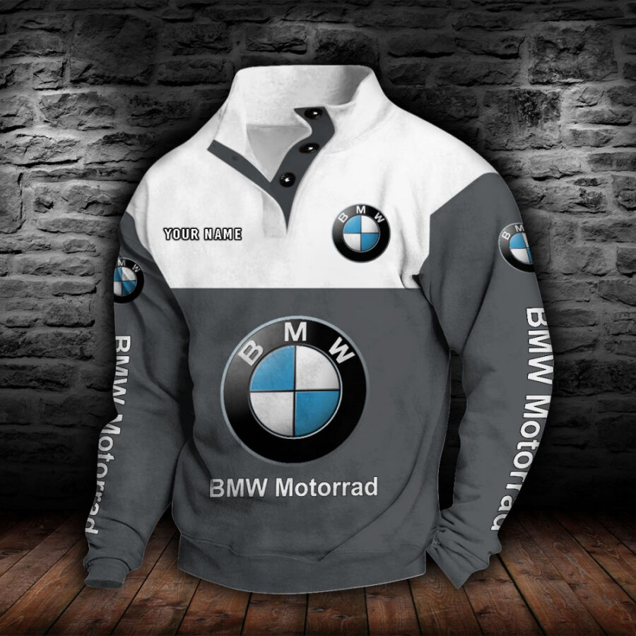 BMW Motorrad Stehkragen-Sweatshirt – Bild 4