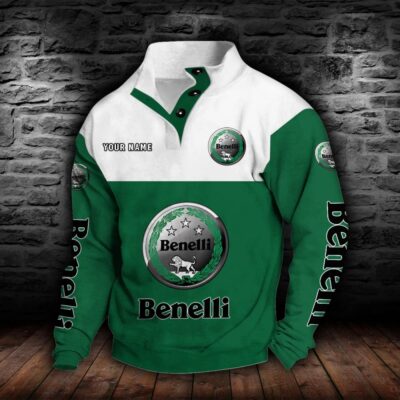 Benelli Motorcycles Stehkragen-Sweatshirt