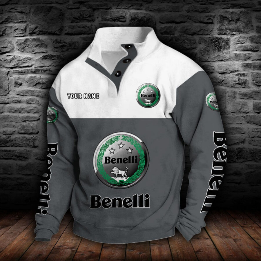 Benelli Motorcycles Stehkragen-Sweatshirt – Bild 4