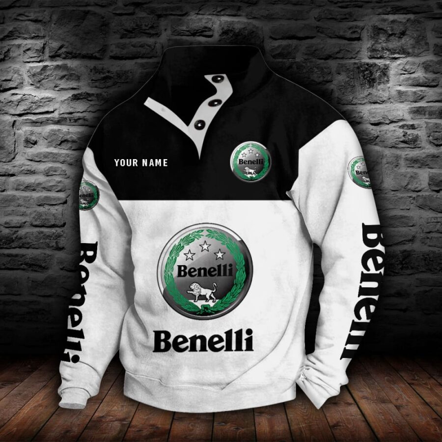Benelli Motorcycles Stehkragen-Sweatshirt – Bild 8