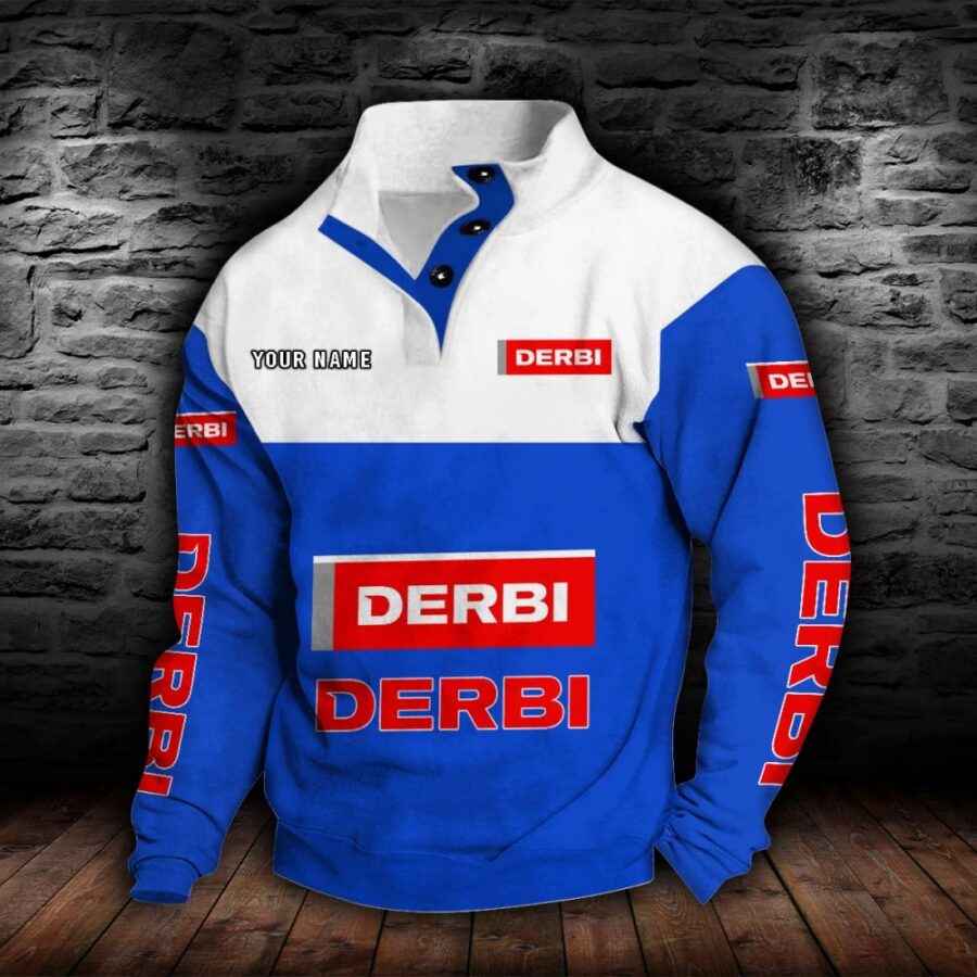 Derbi Motorcycles Stehkragen-Sweatshirt – Bild 2