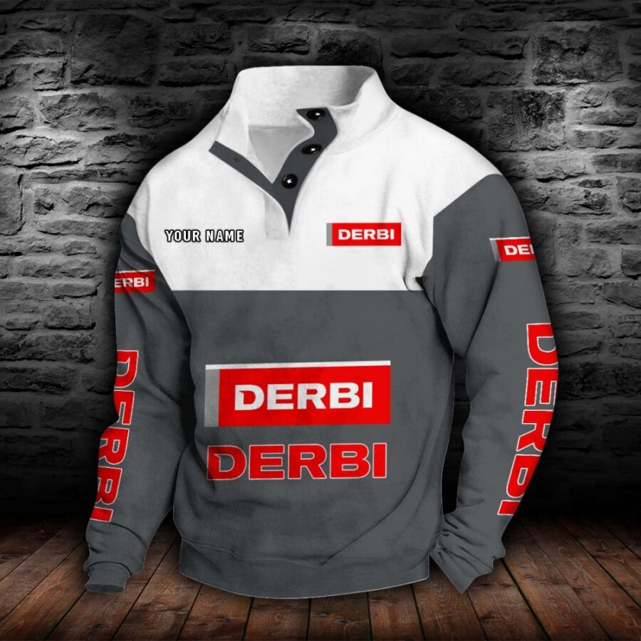 Derbi Motorcycles Stehkragen-Sweatshirt – Bild 4