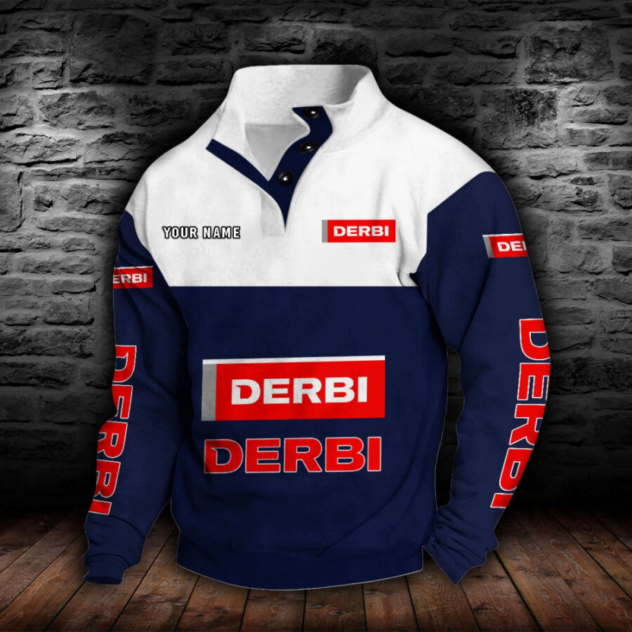 Derbi Motorcycles Stehkragen-Sweatshirt – Bild 6