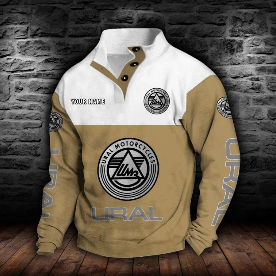 Ural Motorcycles Stehkragen-Sweatshirt – Bild 5
