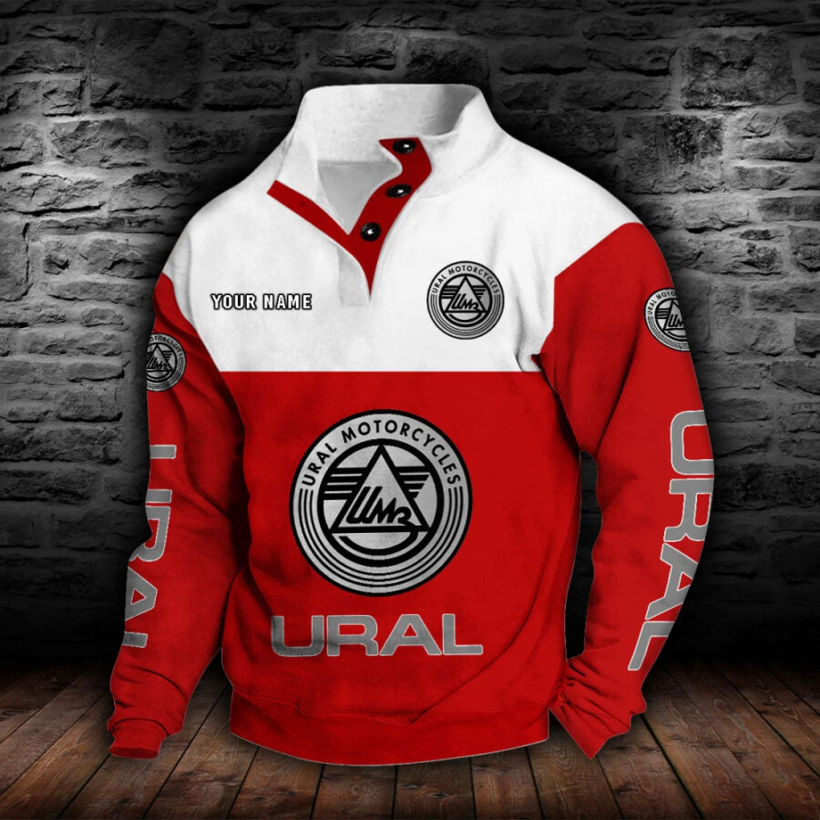 Ural Motorcycles Stehkragen-Sweatshirt – Bild 7