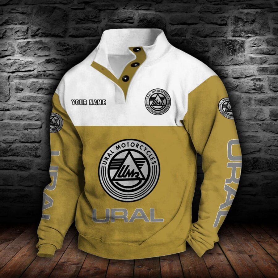 Ural Motorcycles Stehkragen-Sweatshirt – Bild 9