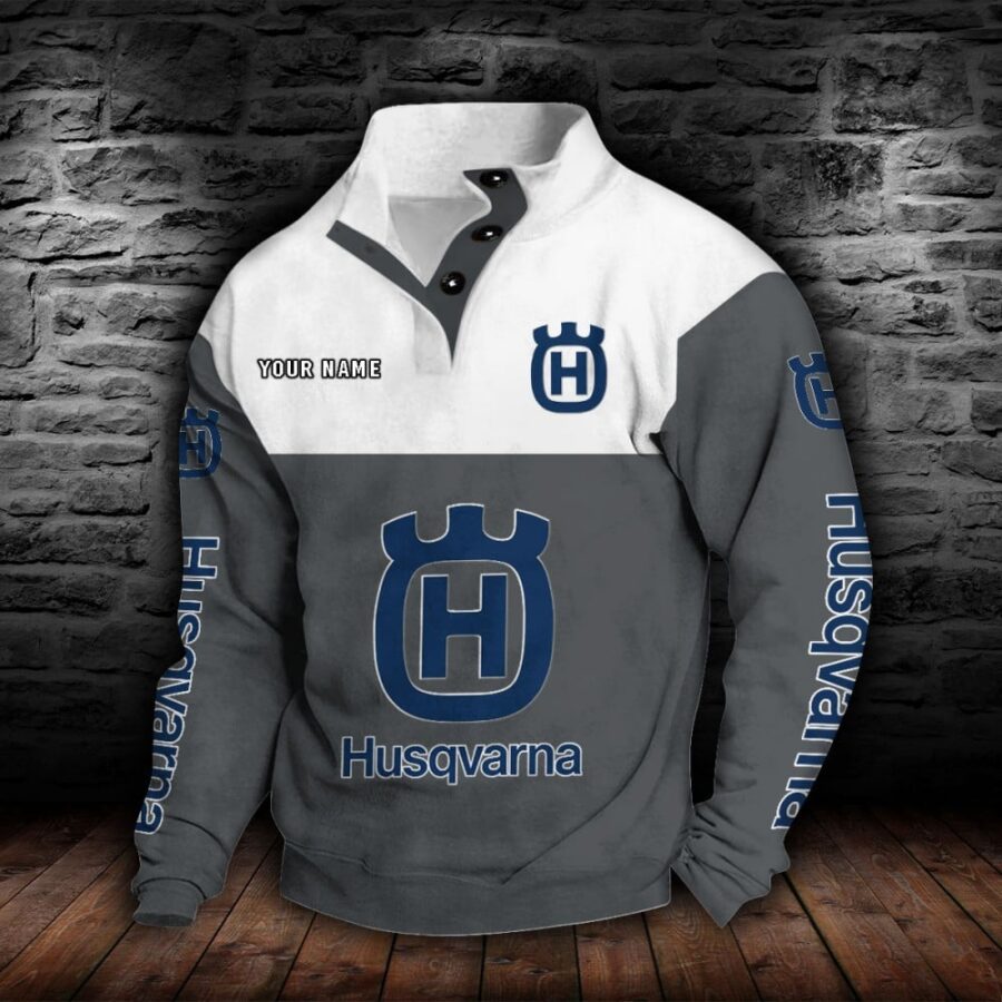 Husqvarna Motorcycles Stehkragen-Sweatshirt – Bild 5
