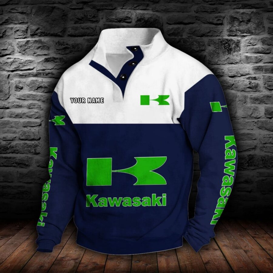 Kawasaki Stehkragen-Sweatshirt – Bild 6