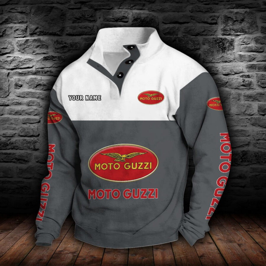 Moto Guzzi Stehkragen-Sweatshirt – Bild 4