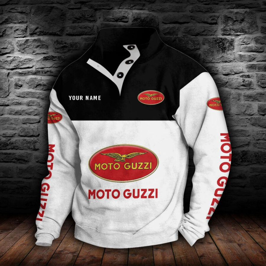 Moto Guzzi Stehkragen-Sweatshirt – Bild 8