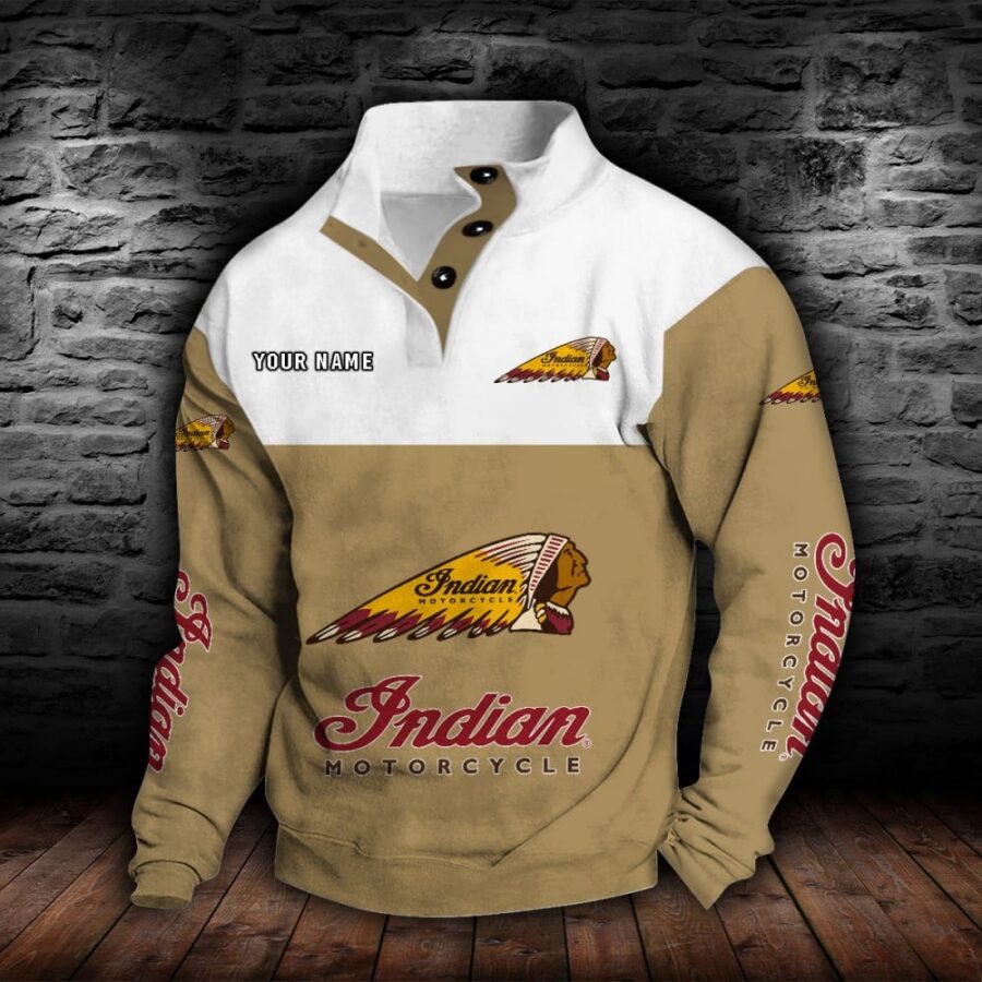 Indian Motorcycle Stehkragen-Sweatshirt – Bild 6