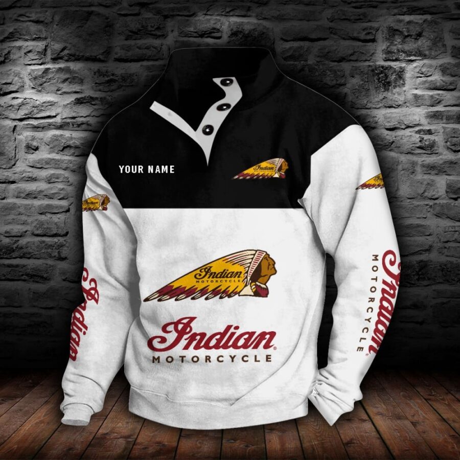 Indian Motorcycle Stehkragen-Sweatshirt – Bild 8