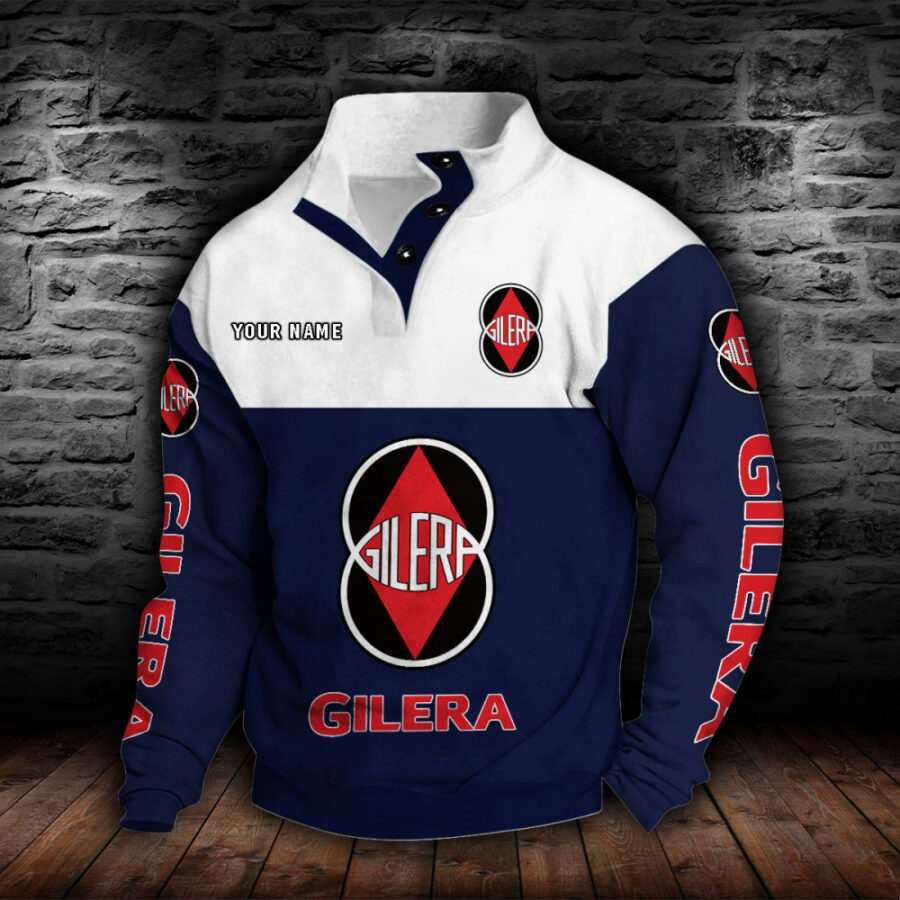 Gilera Motorcycles Stehkragen-Sweatshirt – Bild 7