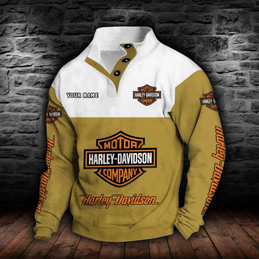 Harley-Davidson Stehkragen-Sweatshirt – Bild 7