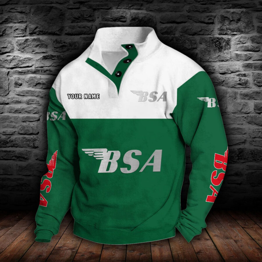 BSA Motorcycles Stehkragen-Sweatshirt – Bild 4