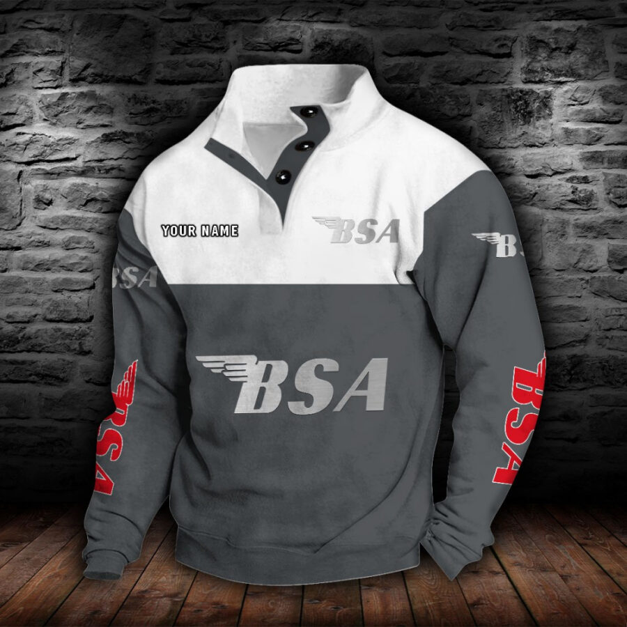 BSA Motorcycles Stehkragen-Sweatshirt – Bild 5