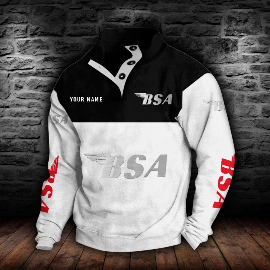 BSA Motorcycles Stehkragen-Sweatshirt – Bild 8