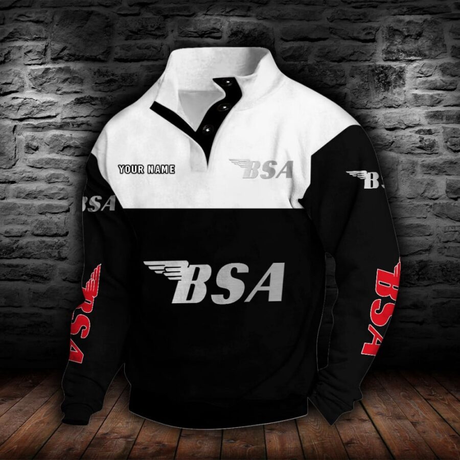 BSA Motorcycles Stehkragen-Sweatshirt – Bild 2