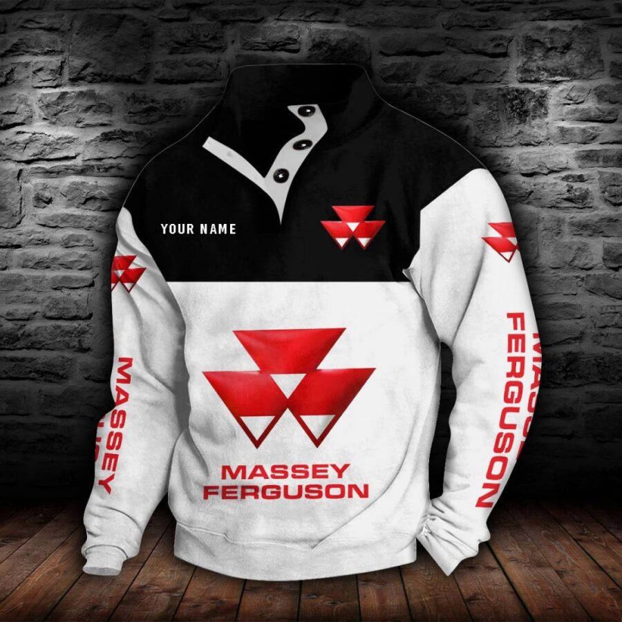 Massey Ferguson Stehkragen-Sweatshirt – Bild 8
