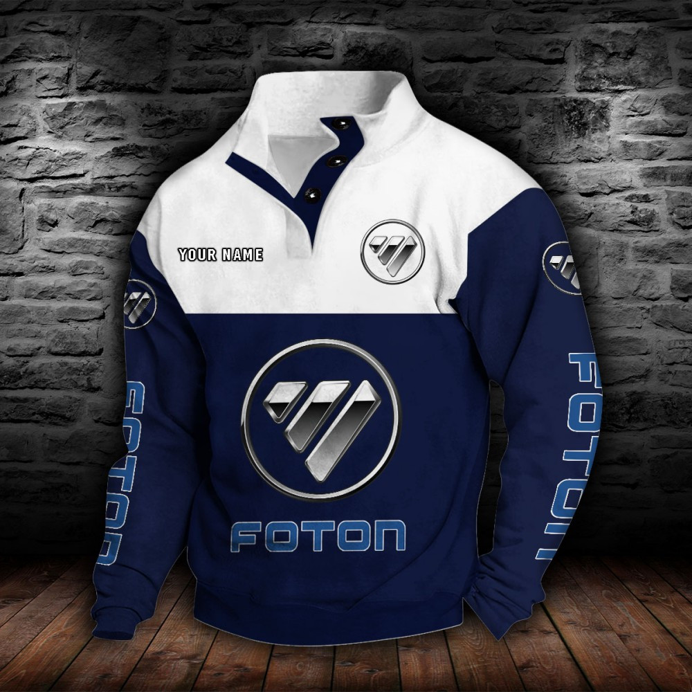 Foton Stehkragen-Sweatshirt