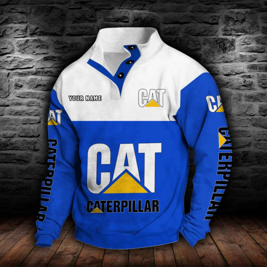 Caterpillar Inc Stehkragen-Sweatshirt – Bild 3