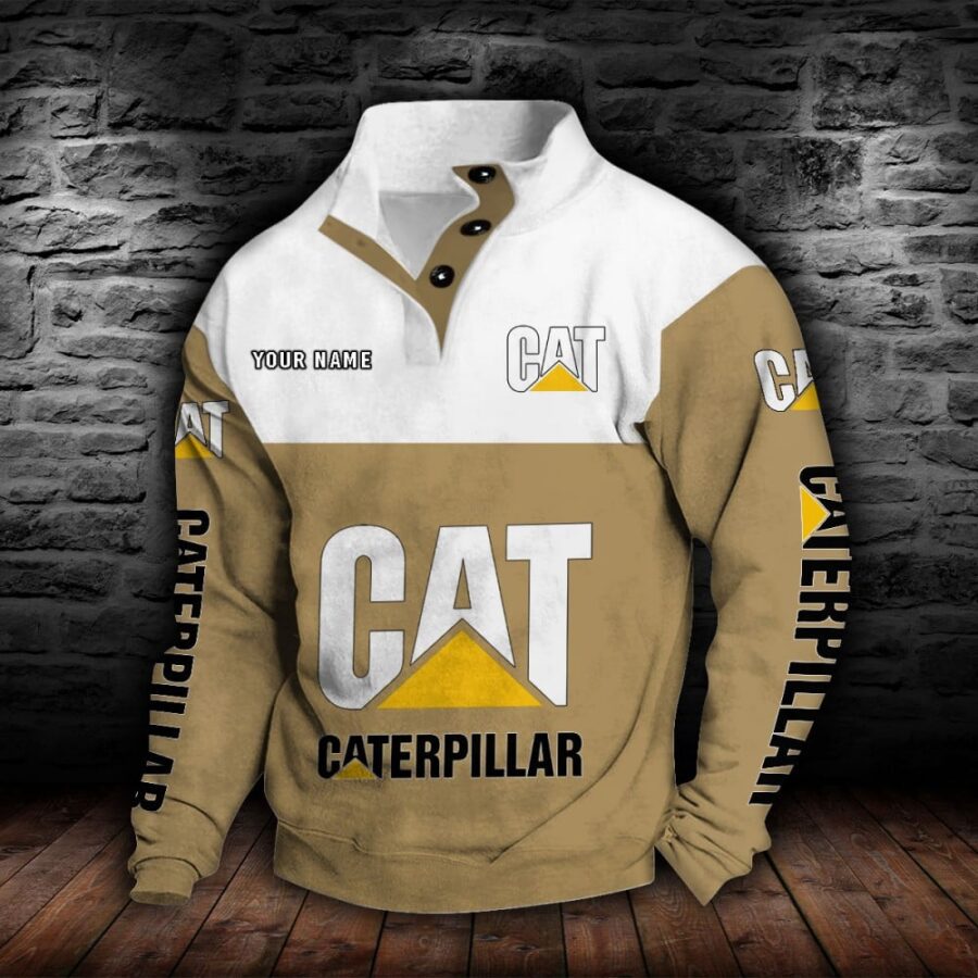 Caterpillar Inc Stehkragen-Sweatshirt – Bild 6