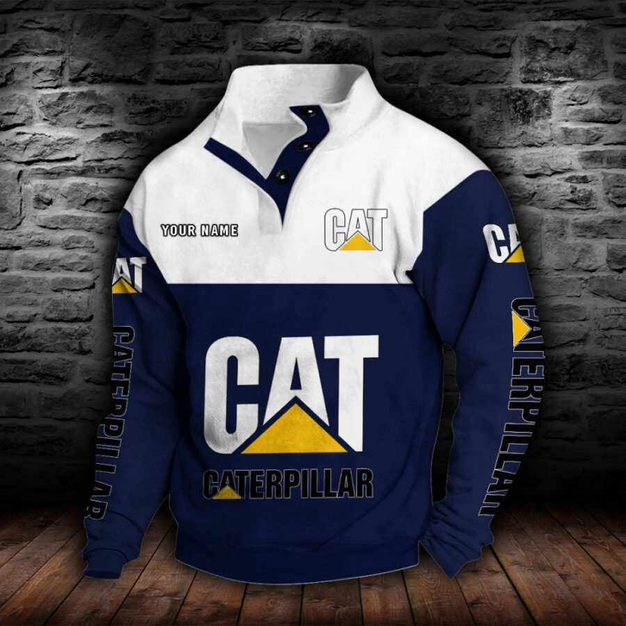 Caterpillar Inc Stehkragen-Sweatshirt – Bild 7