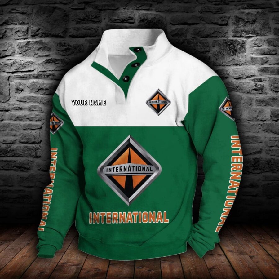 International Stehkragen-Sweatshirt – Bild 4