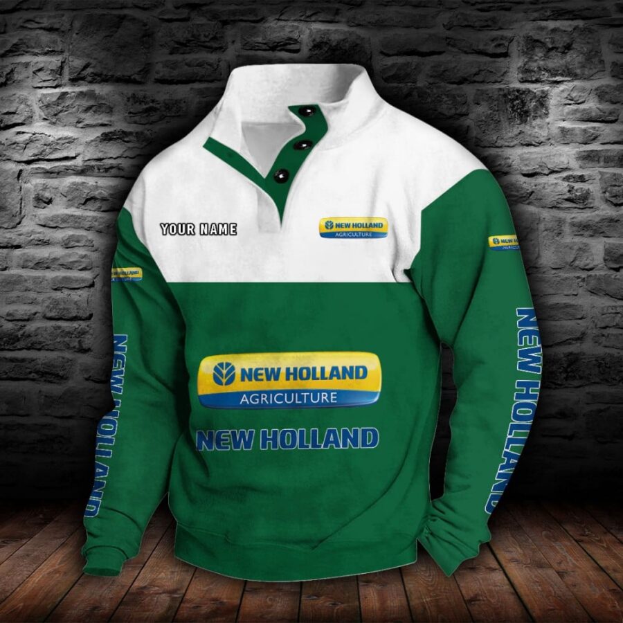 New Holland Stehkragen-Sweatshirt – Bild 4