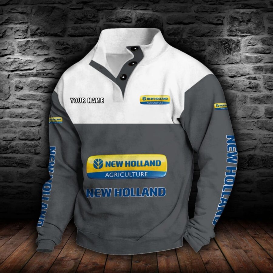 New Holland Stehkragen-Sweatshirt – Bild 5