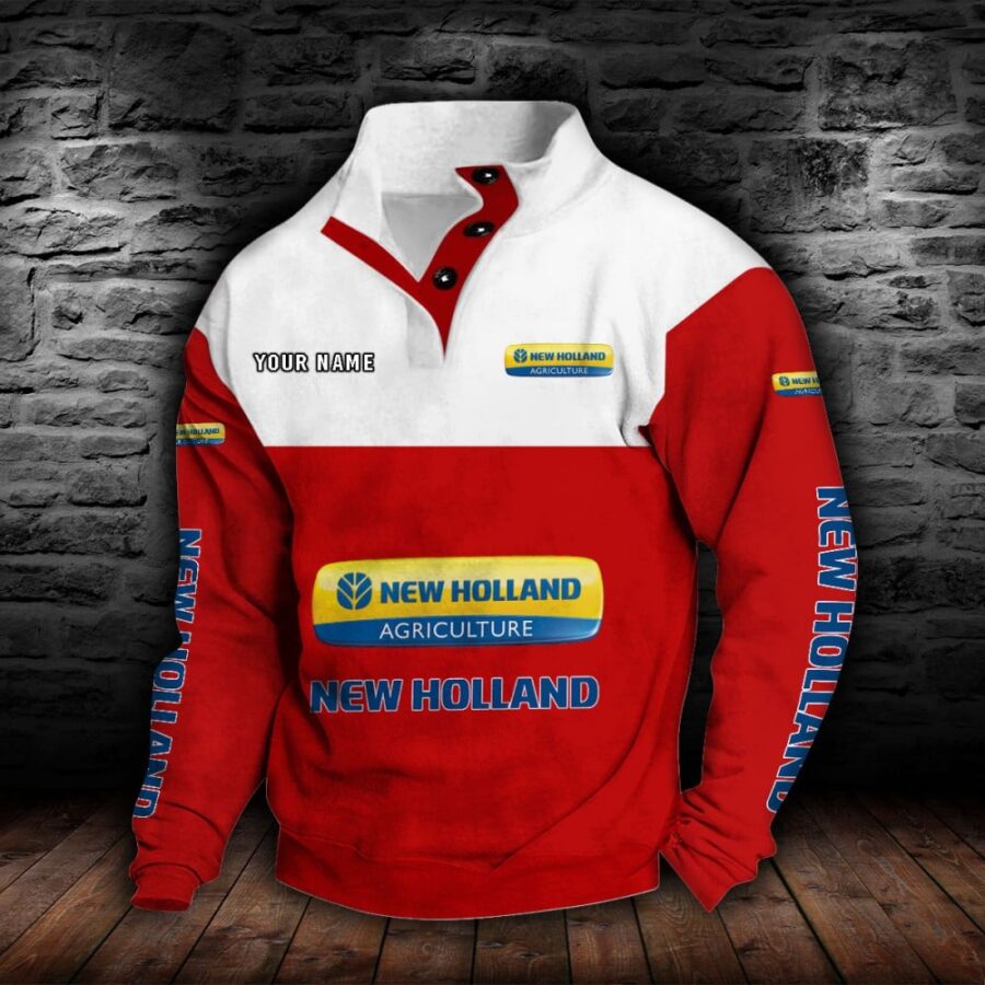 New Holland Stehkragen-Sweatshirt – Bild 7