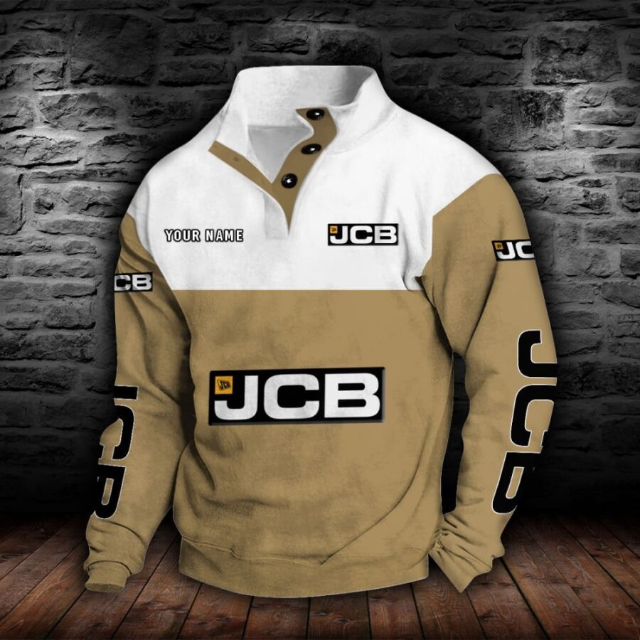 JCB Agricultural Tractors Stehkragen-Sweatshirt – Bild 6