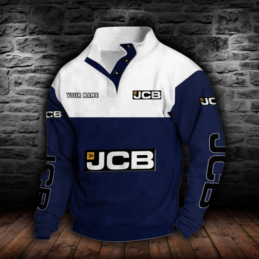 JCB Agricultural Tractors Stehkragen-Sweatshirt – Bild 7