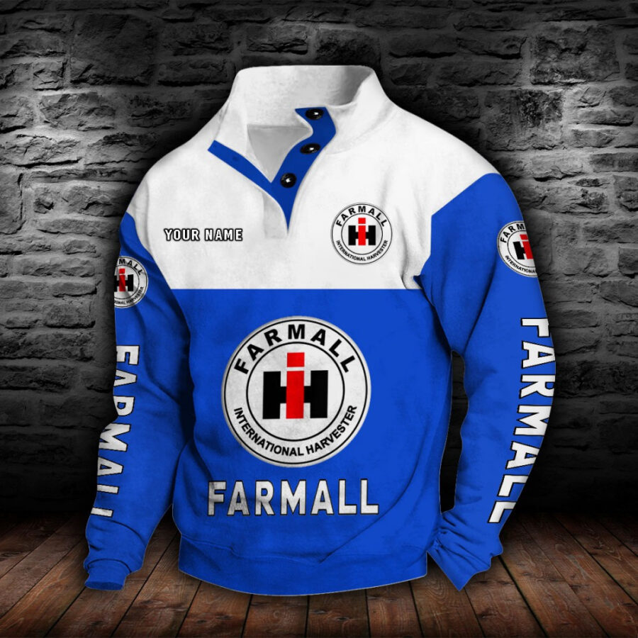 Farmall Stehkragen-Sweatshirt – Bild 3